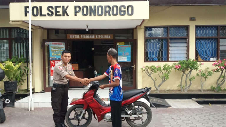 polsek ponorogo motor hilang