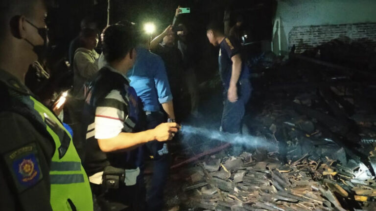 Kebakaran balong karangmojo