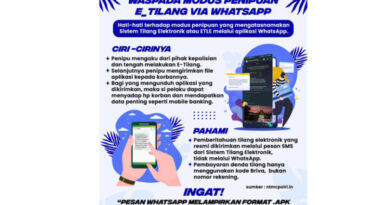 Awas Penipuan Berkedok Surat e-Tilang Beredar Di WhatsApp, Sudah Ada Korban Yang Melapor Ke Polres Ponorogo