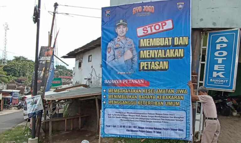 Himbauan tak nyalakan petasan