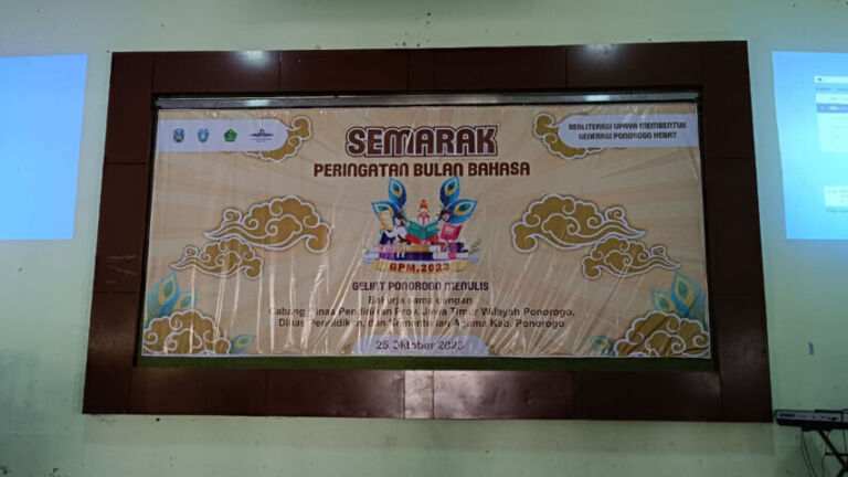 Bulan bahasa yang diselenggarakan di SMAN 2 Ponorogo