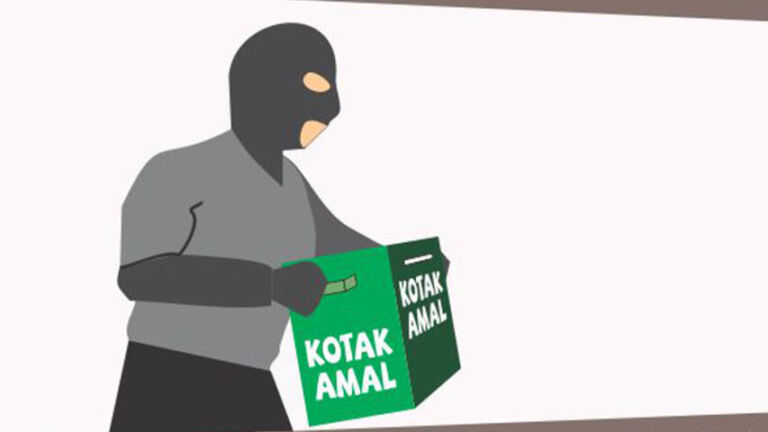 Pencurian Kotak Amal