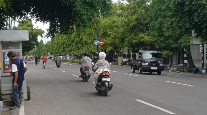 Jalan Sultan Agung, Ponorogo ini akan di face off lebih cantik. (Foto/Yudi)