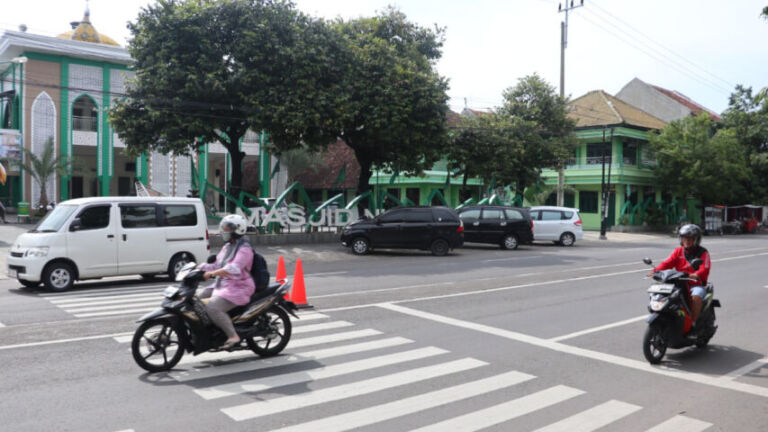 Masjid NU akan dapat perhatian penuh dari Dishub. Pelican dan akan dipasang secepatnya.