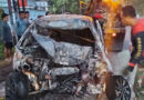 Mobil Brio Terbakar di Siman, Dua Penumpang Meninggal Identitas Belum Diketahui