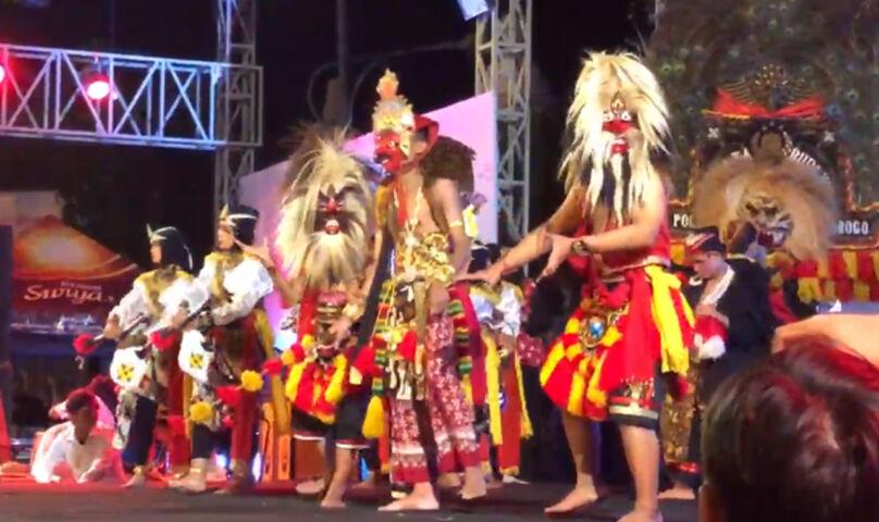 Grup Reog Tuna Netra Ikut Ramaikan Ponorogo Creative Festival 2024