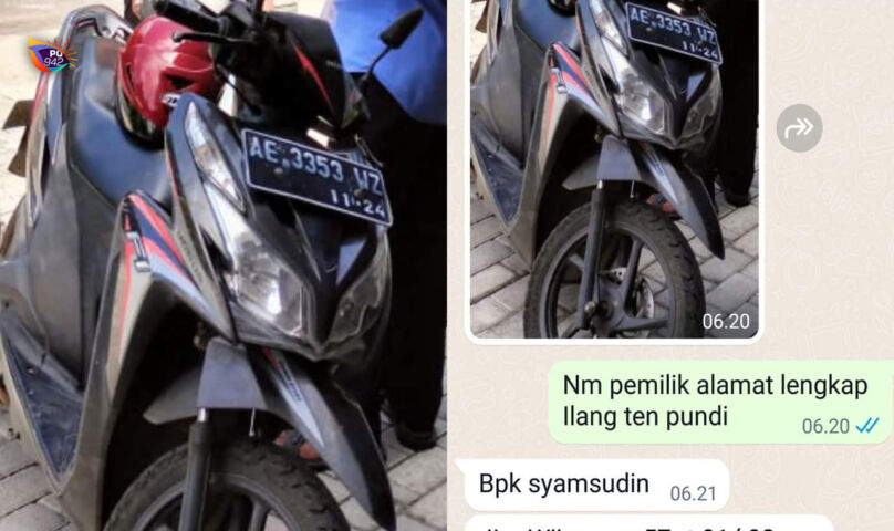 Vario Milik Petani Kadipaten Raib di Persawahan Ronowijayan Siman