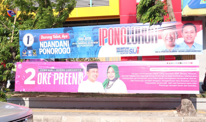 KPU Ponorogo Fasilitasi APK Paslon Bupati dan Wakil Bupati di Pilkada 2024