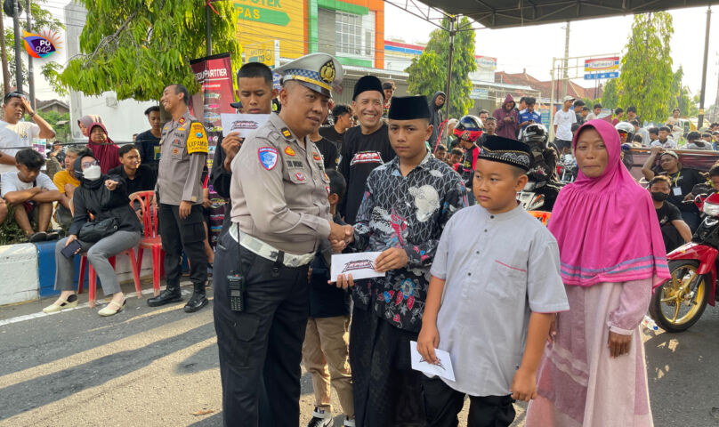 Peringati Hari Santri, Latihan Bersama (Latber) Drag Bike dan Road Race Juga Berikan Santunan Yang Membutuhkan