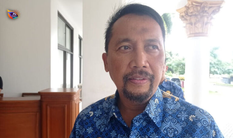 Agus Pramono, Sekda Kab. Ponorogo dalam keterangannya kepada Gema Surya terkait pejabat Eselon 2 Pemkbab yang dinonjobkan. (Gema Surya/Yudi)