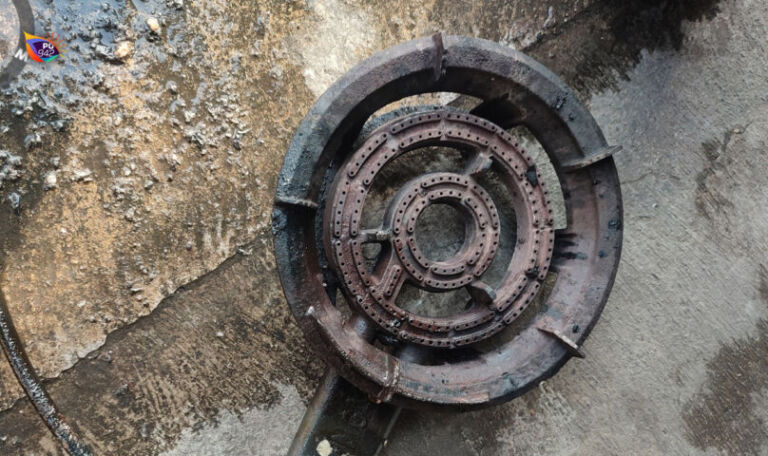 Kompor wos yang menjadi penyebab kebakaran dapur milik Syamsudin, Warga Tonatan, Ponorogo. (Foto/Damkar Ponorogo)