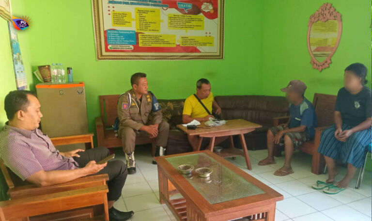 Pasutri yang sudah bolak-balik tertangkap dibanyak titik ini akhirnya langsung diserahkan ke Dinso Kab. Ponorogo. (Gambar/Satpol PP Ponorogo)