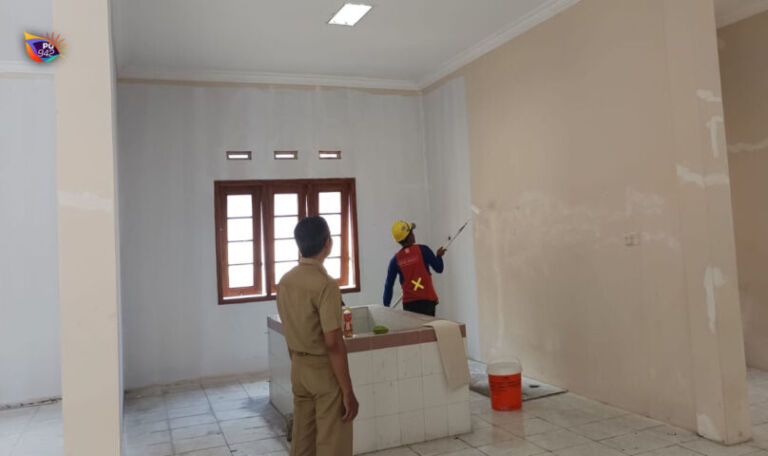 Proses dan progres ditingkatkan untuk selesaikan bangunan program Sekolah Rakyat. (Gema Surya/Yudi)