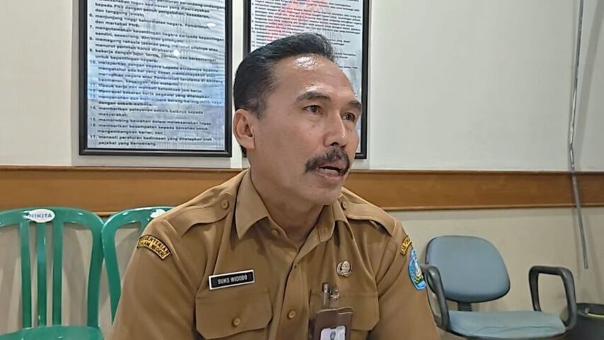 Suko Widodo bilang Pemkab masih menunggu dan melihat perkebangan terkait usulan WFH para ASN setiap Rabu. (Foto/Dok. Gema Surya)
