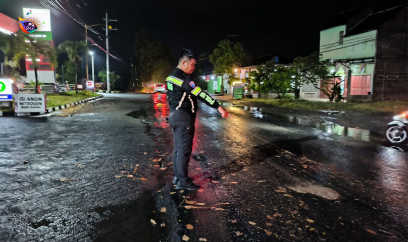 TKP kecelakaan maut Vario Kamis 21 Mei (foto: Kanit gakkum satlantas IPTU Abdul Kholik)