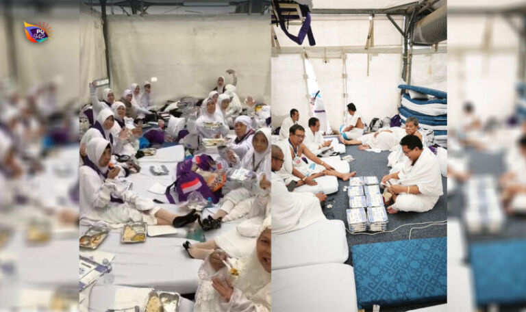 Jamaah haji KBIHU surya mabrur di Mina jalani Tarwiyah (foto: Edy)