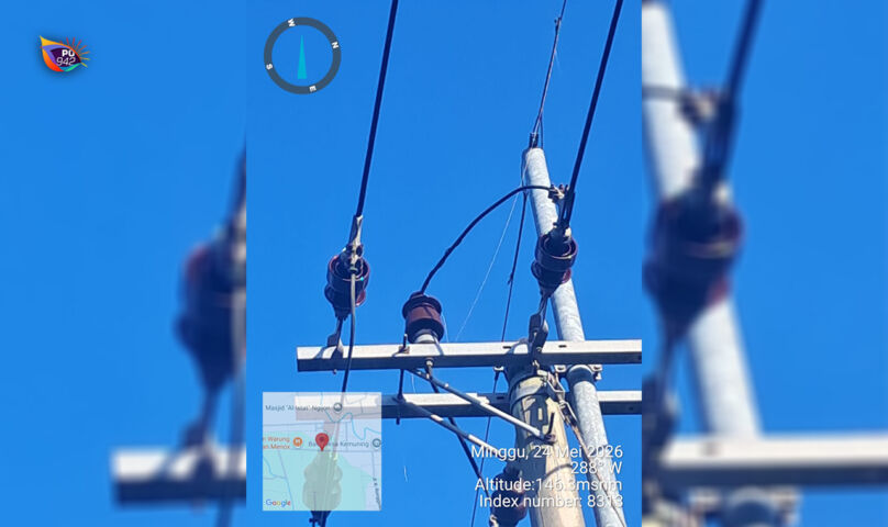 Kabel Terlilit Benang Layang-layang, Ratusan Pelanggan Terdampak Pemadaman (Foto: Yusuf)