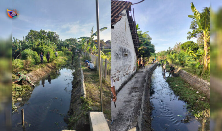 Aliran Sungai di Selatan Jembatan Merbabu