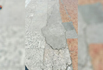 kondisi lantai panggung