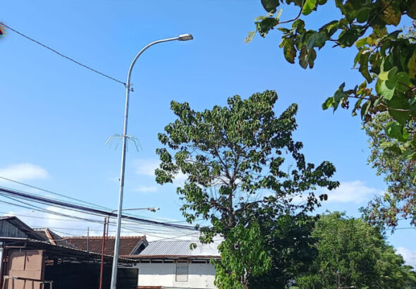 Lapmu PJU di jalan letjen suprapto Sukowati