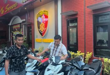 Tim URC satreskrim Polres Ponorogo (foto: Yudi)