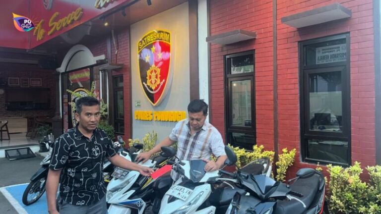 Tim URC satreskrim Polres Ponorogo (foto: Yudi)