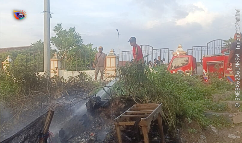 Kebakaran di sekitar TPS tambakayan