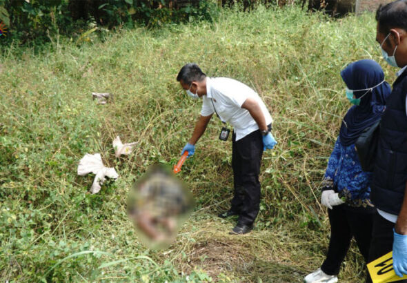 mayat perempuan ditemukan di area TPU Mangunsuman