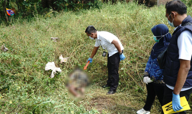 mayat perempuan ditemukan di area TPU Mangunsuman