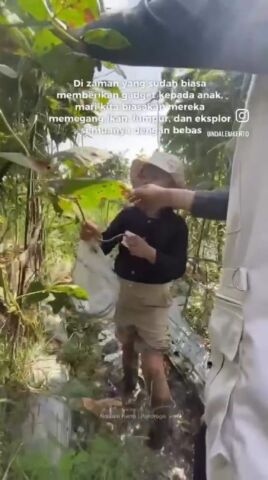 Menghindari anak anak bermain gadget saat Libur Sekolah (Foto: Edi Kurniawan)