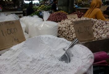 Harga Tepung Tapioka dan Bawang Putih di Pasar Legi (foto: Ilustrasi)
