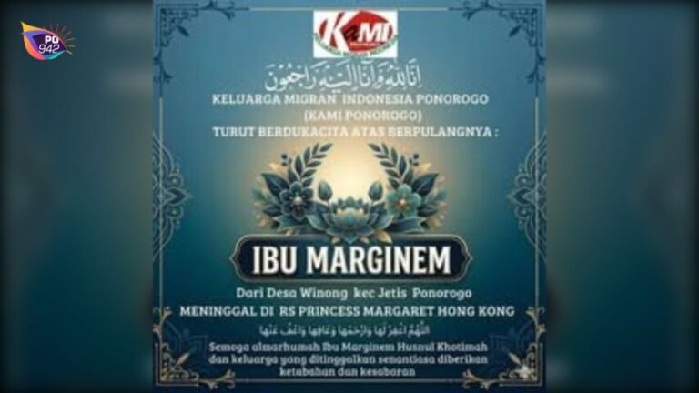 Poster Ucapan Bela Sungkawa PMI Asal Winong (foto :hanif syaifulloh)