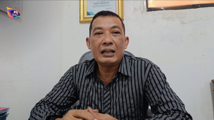 Setyo Budiono Kepala Bidang (Kabid) Sarana dan Prasarana Lalu Lintas Dishub Ponorogo (foto: Yudi)