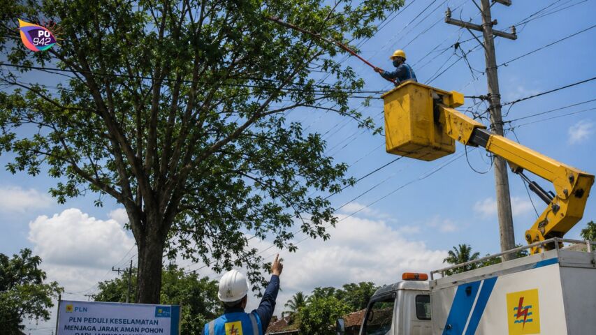 Keberadaan Pohon di Dekat Jaringan Listrik (Foto: Ilustrasi)