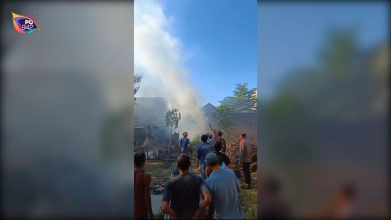 Terjadi Kebakaran karna Lupa Matikan Kompor (Foto: Joko Mujiono)
