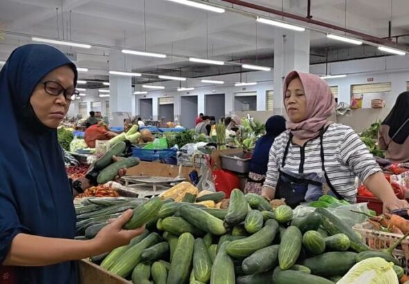MBG Libur Bahan Pokok Mengalami Penurunan (Foto: Yudi)