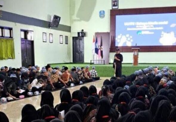 MPLS, Dinas Kominfo dan Statistik Ponorogo Ajak Pelajar Jadi Netizen Cerdas (Foto: Istimewa)
