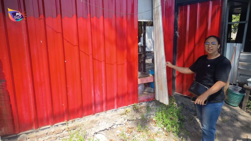 Warung Seblak Kemalingan Rugi Perkirakan 4 Juta (Foto: Yudi)