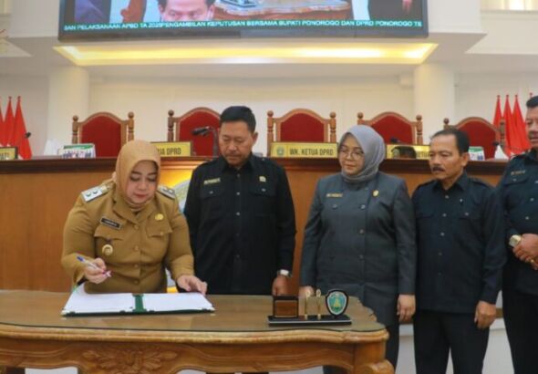 Ponorogo Dapat Opini WDP, DPRD Beri PR Berat ke Eksekutif (Foto: Setwan DPRD Ponorogo)