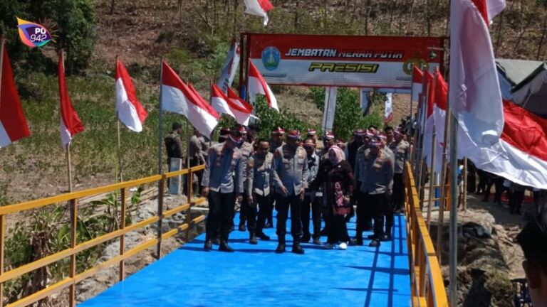 Jembatan Merah Putih Presisi di Desa Grogol Sawoo Selesai Dibangun, Akses Warga Kembali Lancar (Foto: Yudi)