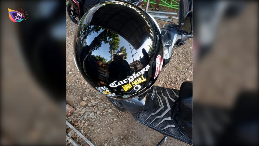 Kemalingan Helm Cargloss di Jetis (Foto: Istimewa)