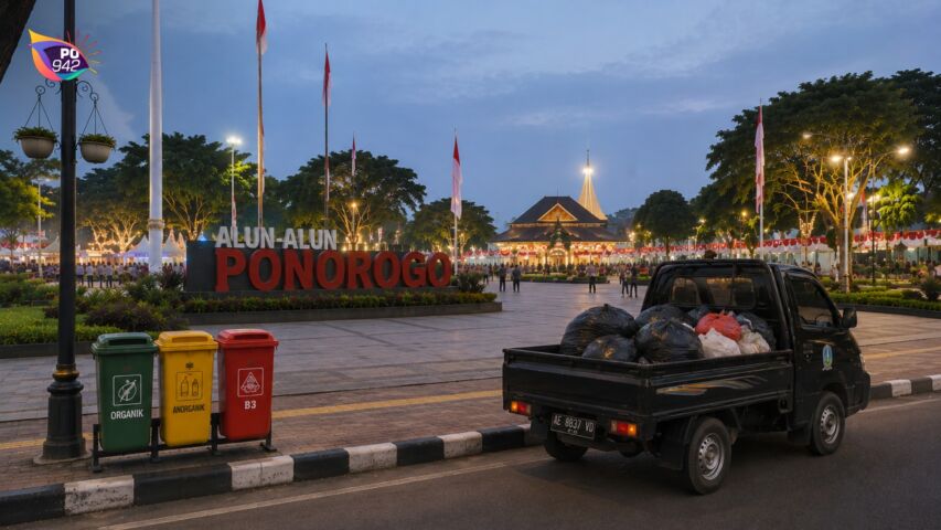 Tidak Ada Penumpukan Sampah Saat Kegiatan Hari Jadi Kabupaten Ponorogo di Alun-Alun (Foto: Ilustrasi)